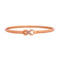 VOJ Set Of 2 Gold Polished AD Studded Infinite Shaped Bangles - Swadesiicart