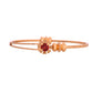 VOJ Set Of 2 Gold Polished Red Stone-Studded Bangles - Swadesiicart