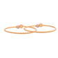 VOJ Set Of 2 Gold Polished Stone-Studded Bangles - Swadesiicart