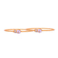 VOJ Set Of 2 Gold Polished Stone-Studded Bangles - Swadesiicart