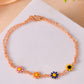 VOJ Rose Gold Polished Floral Shaped Bracelet - Swadesiicart