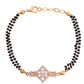 VOJ Gold Polished AD Studded Circular Hand MangalSutra - Swadesiicart