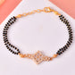 VOJ Gold Polished AD Studded Circular Hand MangalSutra - Swadesiicart