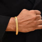 VOJ Gold Polished HandCrafted linked Bracelet - Swadesiicart