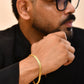 VOJ Gold Polished Designer Handcrafted Bracelet - Swadesiicart