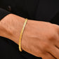 VOJ Gold Polished Designer Handcrafted Bracelet - Swadesiicart