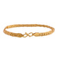 VOJ Gold Polished Designer Handcrafted Bracelet - Swadesiicart