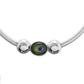 VOJ Set of 2 Silver Plated Elasticated Evil Eye Anklet - Swadesiicart