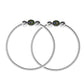 VOJ Set of 2 Silver Plated Elasticated Evil Eye Anklet - Swadesiicart