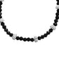 VOJ Set of 2 Silver Plated Artificial Beads Studded Anklet - Swadesiicart
