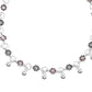 VOJ Set of 2 Silver Plated Floral Designed Meenakari Anklet - Swadesiicart