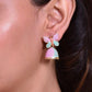 VOJ Multi Color Butterfly Contemporary Jhumka Earrings - VOJ (Valley Of Jewellery)