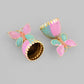VOJ Multi Color Butterfly Contemporary Jhumka Earrings - Swadesiicart