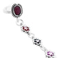 VOJ Set of 2 Floral Designer Meenakari Anklet with Toe Ring - Swadesiicart