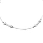 VOJ Set of 2 Silver Plated Pipe Shaped Designer Anklet - Swadesiicart