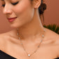 VOJ Stainless Steel Hand Crafted Rose Gold Polished Beaded Chain - Swadesiicart