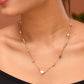 VOJ Stainless Steel Hand Crafted Rose Gold Polished Beaded Chain - Swadesiicart