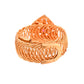 VOJ Stainless Steel Gold Polished Kundan Studded Wraparound Bracelet - Swadesiicart