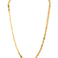 VOJ Men's Gold Polished Stainless Steel With Hand Crafted Design Biscuit Chain - Swadesiicart