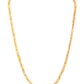 VOJ Men's Gold Polished Stainless Steel Biscuit Chain With Hand Crafted Design - Swadesiicart