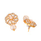 VOJ Gold Polished Stone And Pearl Studded Traditional Chokar Set - Swadesiicart