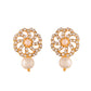 VOJ Gold Polished Stone And Pearl Studded Traditional Chokar Set - Swadesiicart