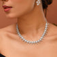 VOJ Silver Plated AD Stone Studded Hand Crafted Jewellery Set | Swadesiicart