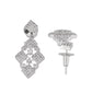 VOJ Silver Plated AD Stone Studded Hand Crafted Jewellery Set | Swadesiicart