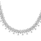 VOJ Silver Plated AD Stone Studded Hand Crafted Jewellery Set | Swadesiicart