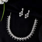 VOJ Silver Plated AD Stone Studded Hand Crafted Jewellery Set | Swadesiicart