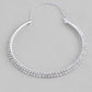 VOJ Silver Plated Choker Two Layer Necklace | Swadesiicart