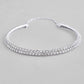 VOJ Silver Plated Choker Two Layer Necklace | Swadesiicart