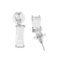 VOJ Silver Plated White Stone Studded Necklace Set | Swadesiicart