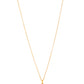 VOJ Gold Polished Stainless Steel Chain With Stone Studded Pendant - Swadesiicart