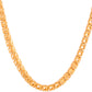 VOJ Men Stainless Steel Gold Polished Square Shaped Chain - Swadesiicart
