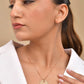 VOJ Gold Polished Chain With Circular Pendant - Swadesiicart
