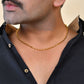 VOJ Gold Polished Designer Stainless Steel Chain For Men - Swadesiicart