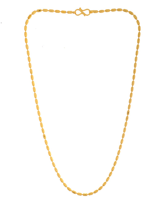 VOJ Gold Polished Designer Stainless Steel Chain For Men - Swadesiicart