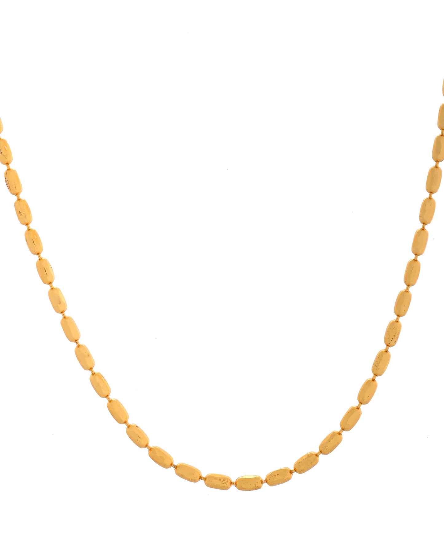 VOJ Gold Polished Designer Stainless Steel Chain For Men - Swadesiicart