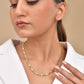 VOJ Women Gold Polished Heart Shaped Chain - Swadesiicart