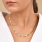 VOJ Women Gold Polished Heart Shaped Chain - Swadesiicart