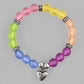 VOJ Multi Colour Beaded Elasticated Bracelet - Swadesiicart
