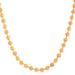 VOJ Men Gold Polished Ball Studded Elegant Chain - Swadesiicart