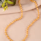VOJ Men Gold Polished Ball Studded Elegant Chain - Swadesiicart