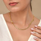 VOJ Gold Polished Designer Stainless Steel Chain For Women - Swadesiicart
