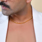 VOJ Gold Polished Stainless Steel Linked Chain For Men - Swadesiicart