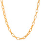 VOJ Gold Polished Stainless Steel Linked Chain For Men - Swadesiicart