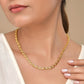 VOJ Gold Polished Heart Shaped Simple Chain For Women - Swadesiicart