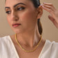 VOJ Gold Polished Heart Shaped Simple Chain For Women - Swadesiicart
