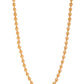 VOJ Gold Polished Heart Shaped Simple Chain For Women - Swadesiicart